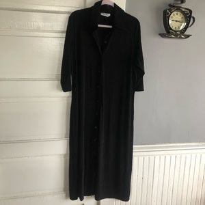 Women’s Long, Button-Down, Carolyn Strauss Dress.